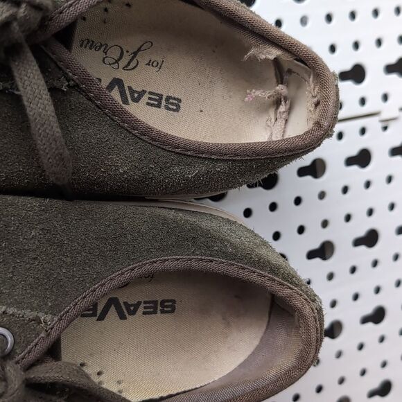 Jcrew olive suede vintage seaVees for JCrew sneakers size 6 - Picture 6 of 10